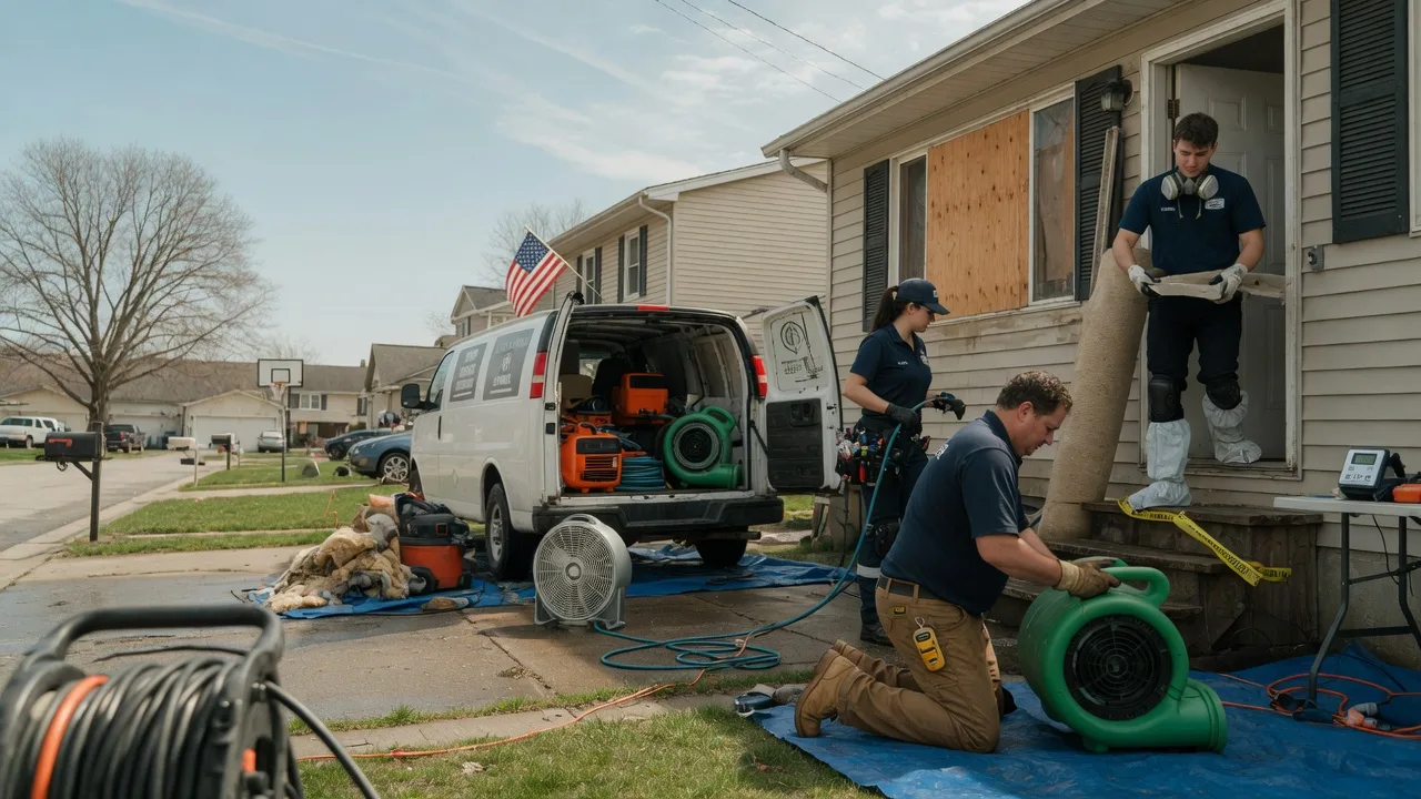 Water Damage Restoration in Wilmington, OH near me